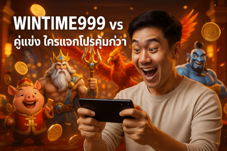 WINTIME999 vs คู่แข่ง ใครแจกโปรคุ้มกว่ากัน?